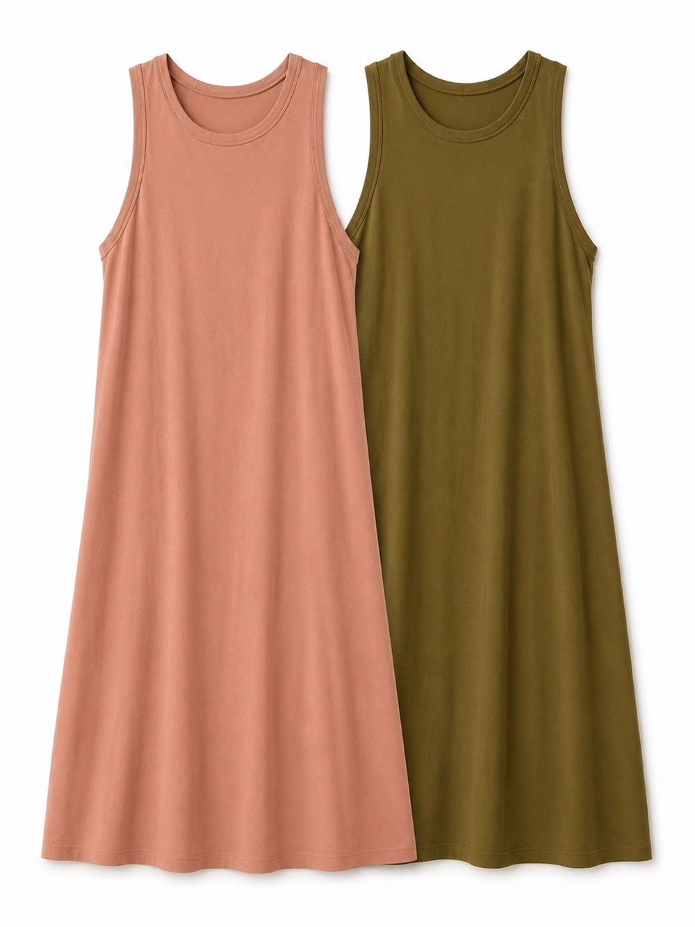 a new day Sleeveless Maxi Tank Dress in Neutrals